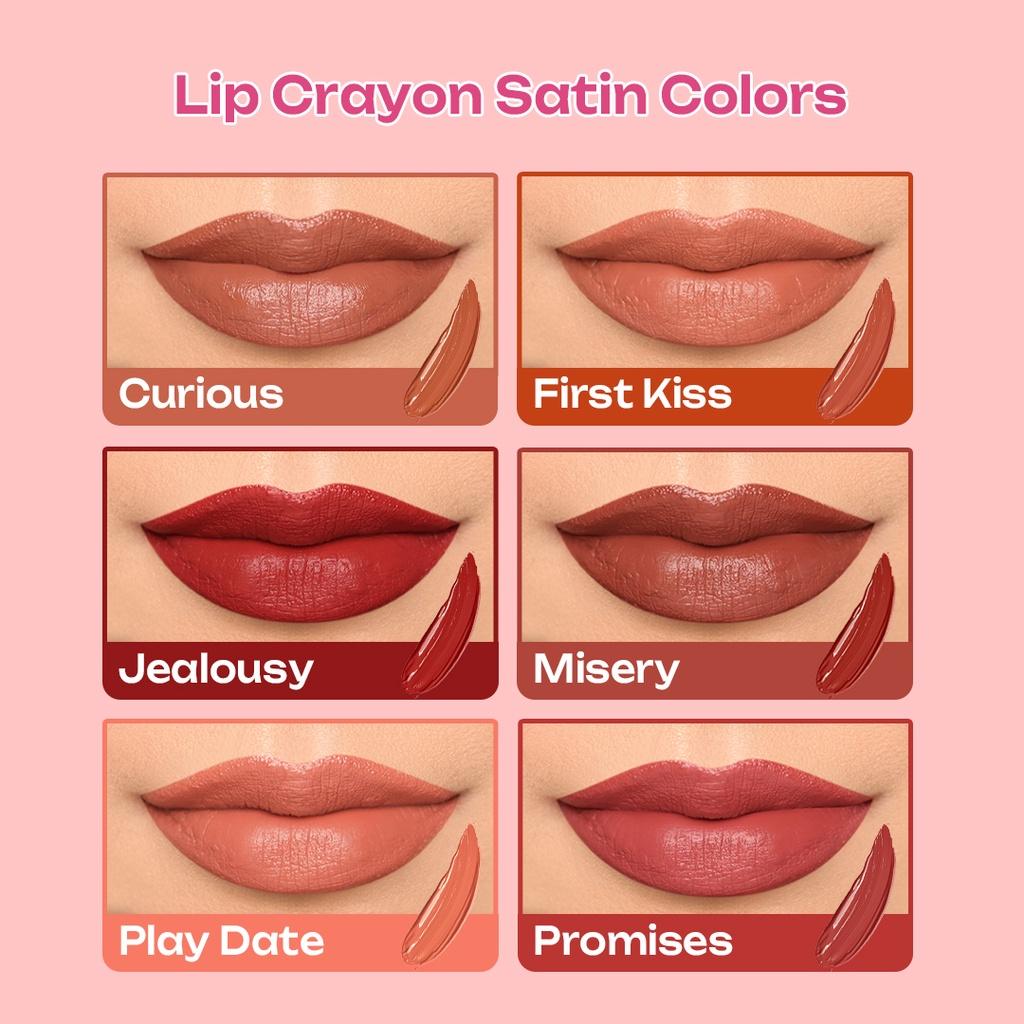 Implora Lip Crayon Satin Makeup - lipstick