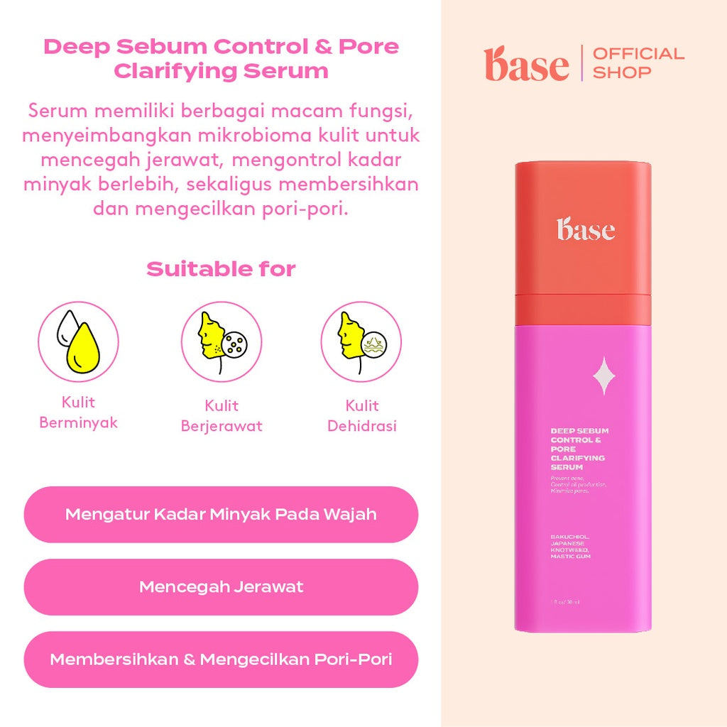 BASE Deep Sebum Control & Pore Clarifying Serum - 530 Poin GM