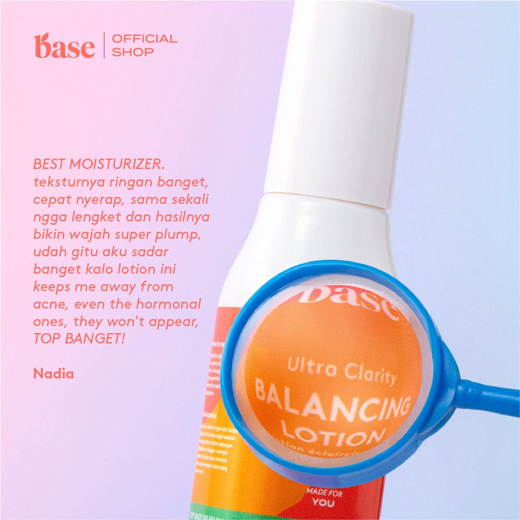 BASE Ultra Clarity Balancing Lotion - Glow Mates Exclusive