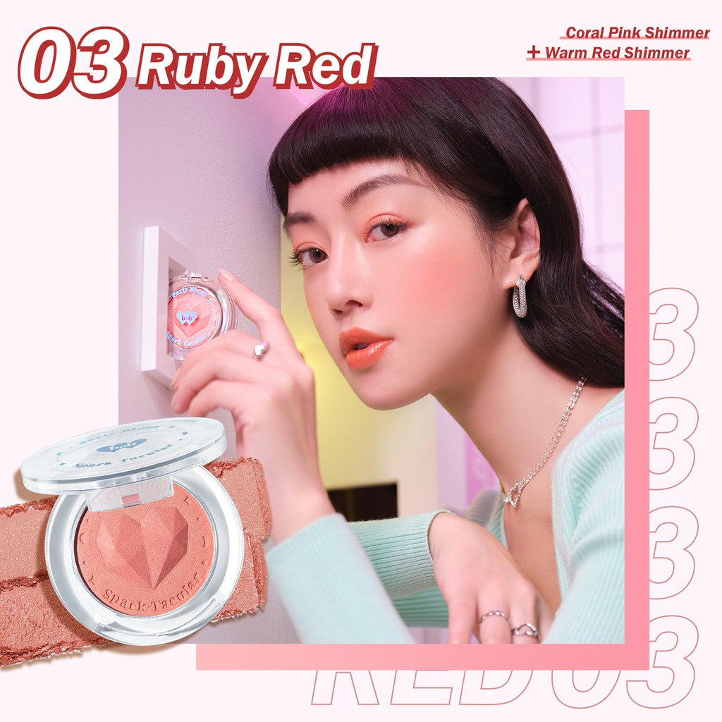 BNB barenbliss Spark-Tacular Party Blush Korea Blush On Pallete Make Up - Glow Mates Exclusive