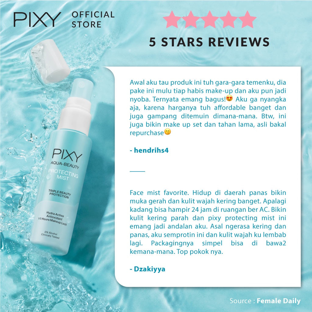 PIXY Aqua Beauty Protecting Mist - Glow Mates Exclusive