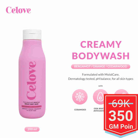 Celove Creamy Body Wash Bergamot - Glow Mates Exclusive