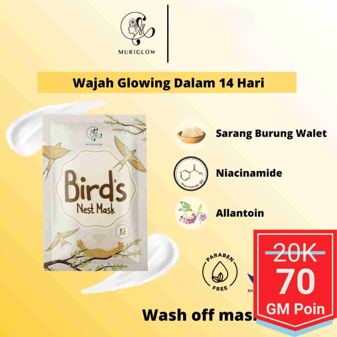 Muriglow Bird's Nest Mask - Glow Mates Exclusive