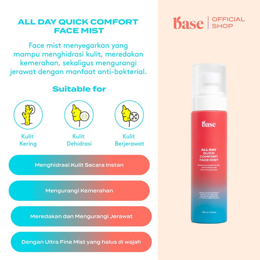 BASE All Day Quick Comfort Face Mist - 330 Poin GM