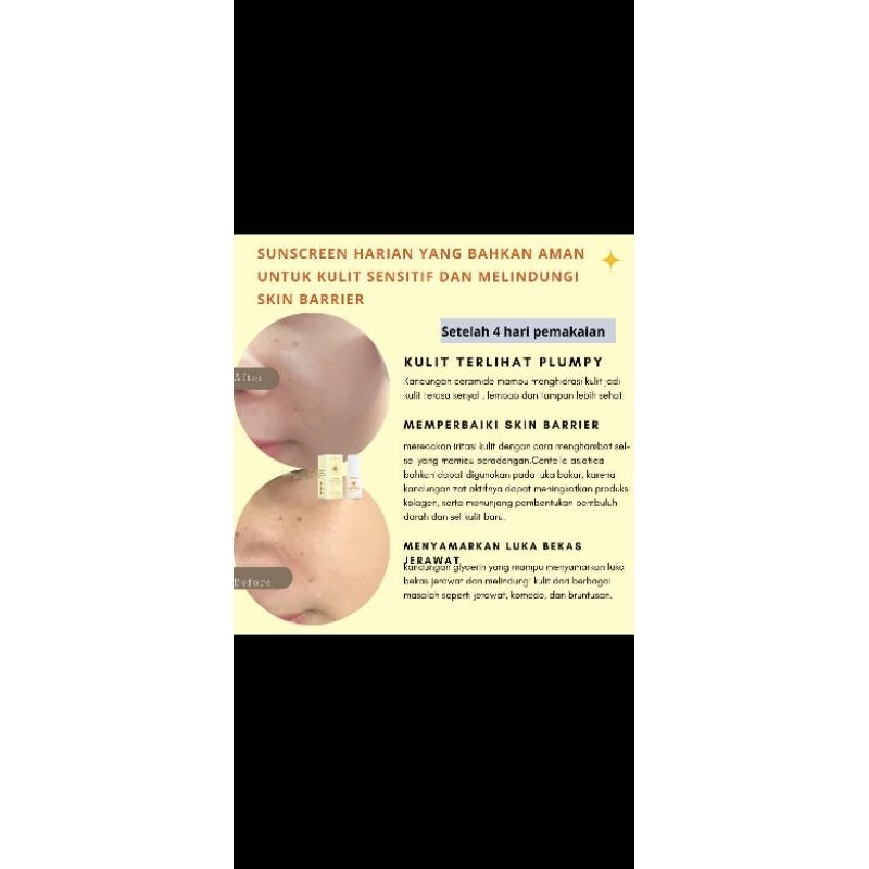 BYCHI YOUR DAILY SUNSCREEN CICA + CERAMIDE SPF 35 PA++ - Glow Mates Exclusive