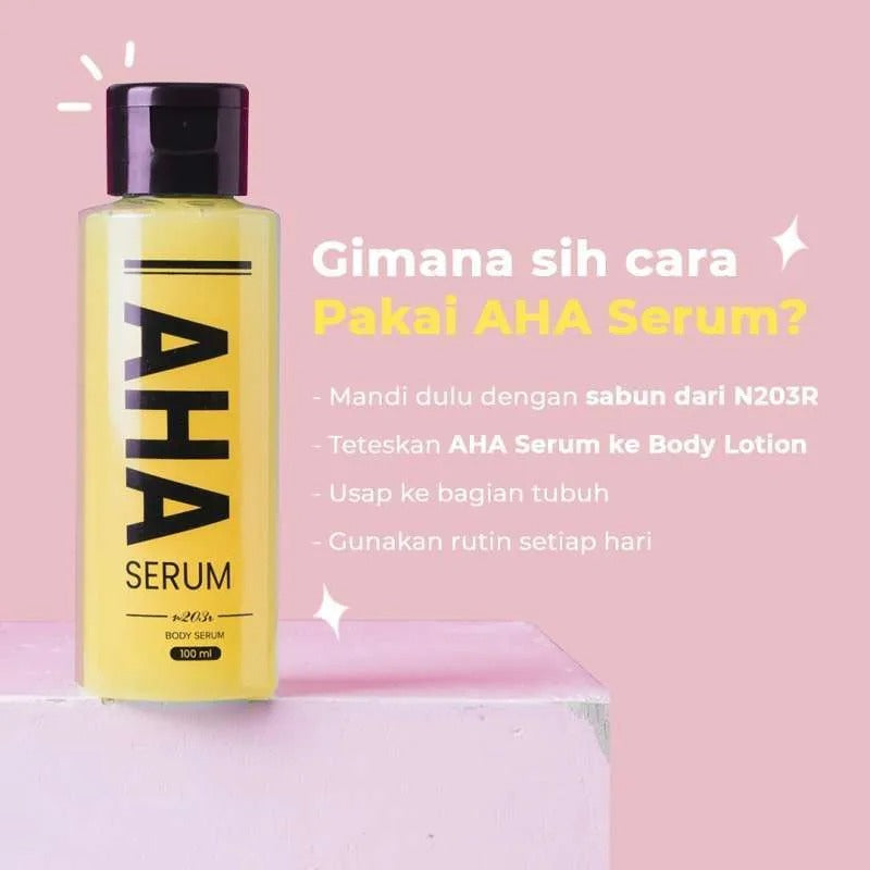 AHA Body Serum N203R 30/100ml (Random) - 2600 POIN GM
