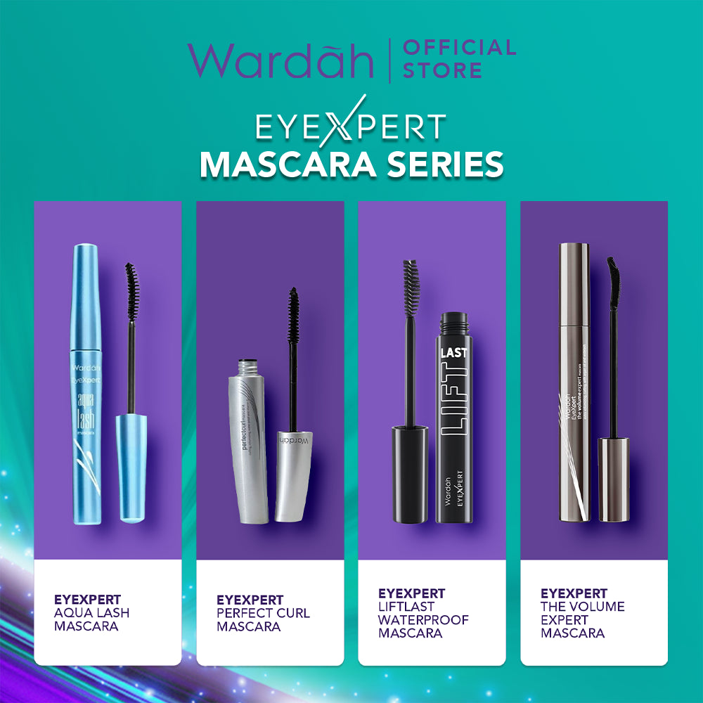 Wardah EyeXpert Liftlast Waterproof Mascara 8ml - Glow Mates Exclusive