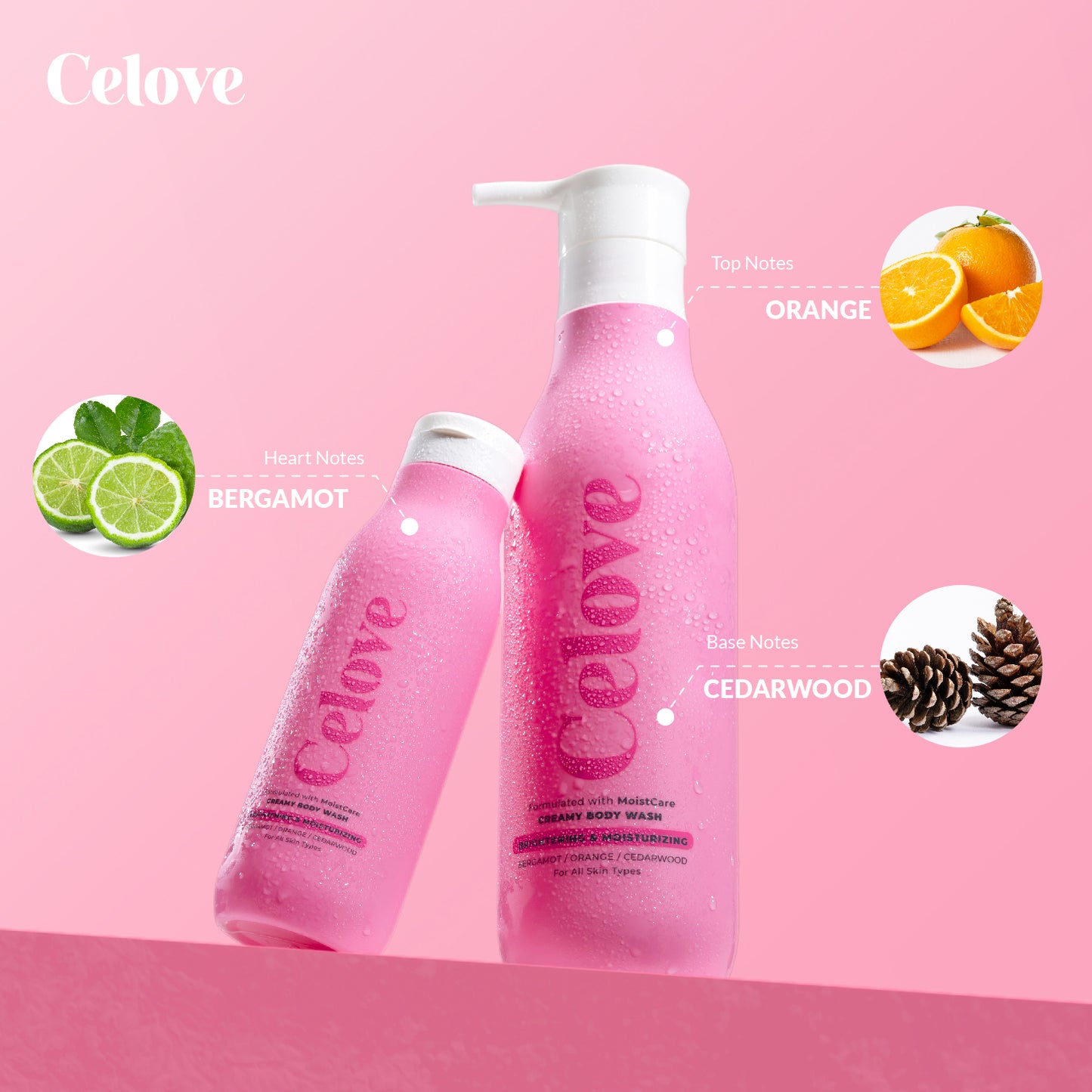 Celove Creamy Body Wash Bergamot - Glow Mates Exclusive