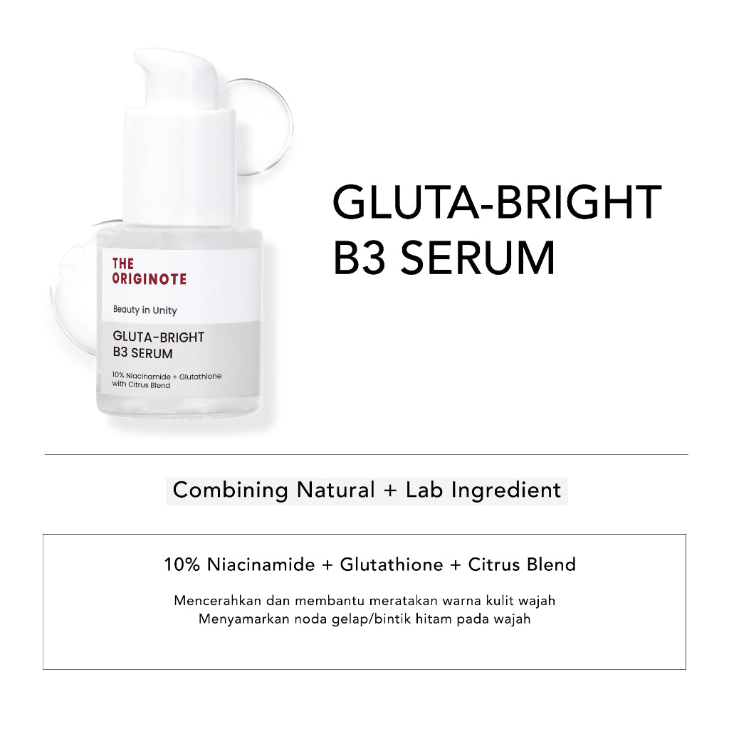 The Originote Gluta-Bright B3 Serum - Glow Mates Exclusive