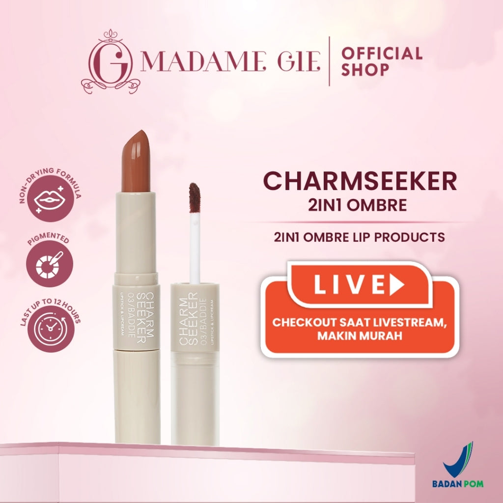 Madame Gie Charmseeker 2in1 Ombre - Make Up Soft Matte Finish