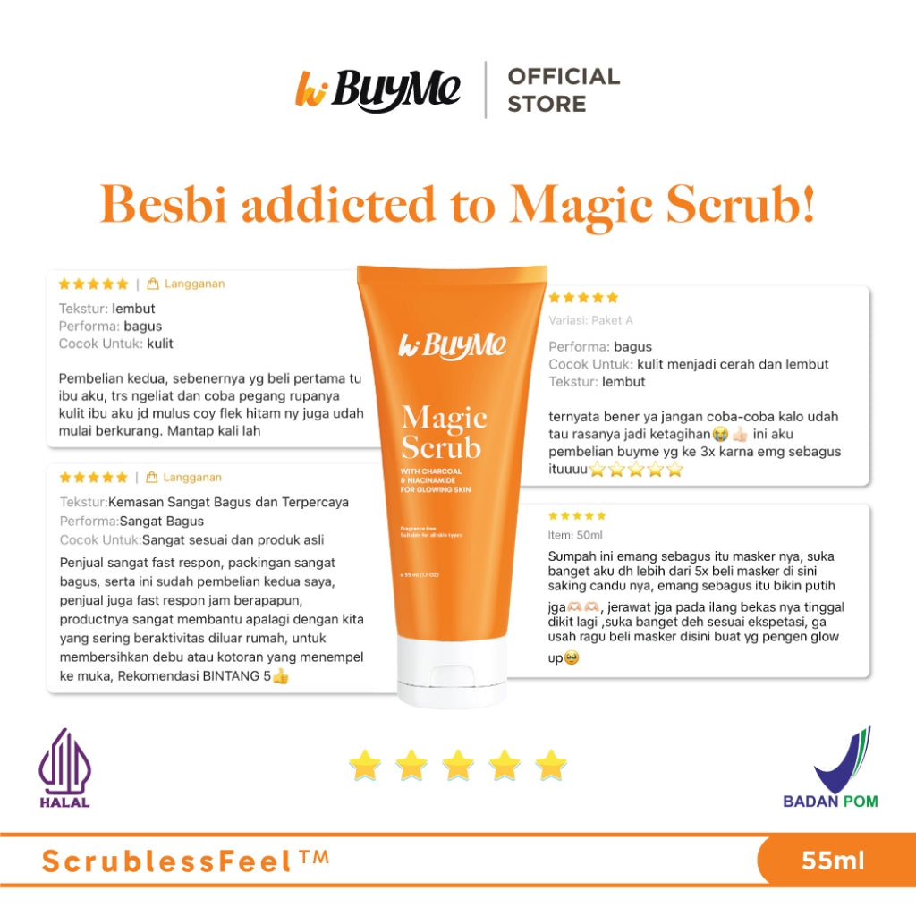 BuyMe Magic Scrub Tube - 1800 Poin GM