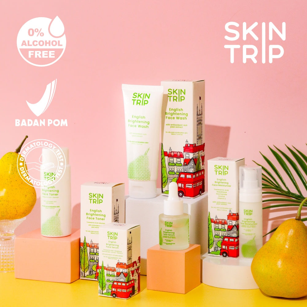 SKINTRIP Full Set English Brightening Series-Glow Mates Exclusive