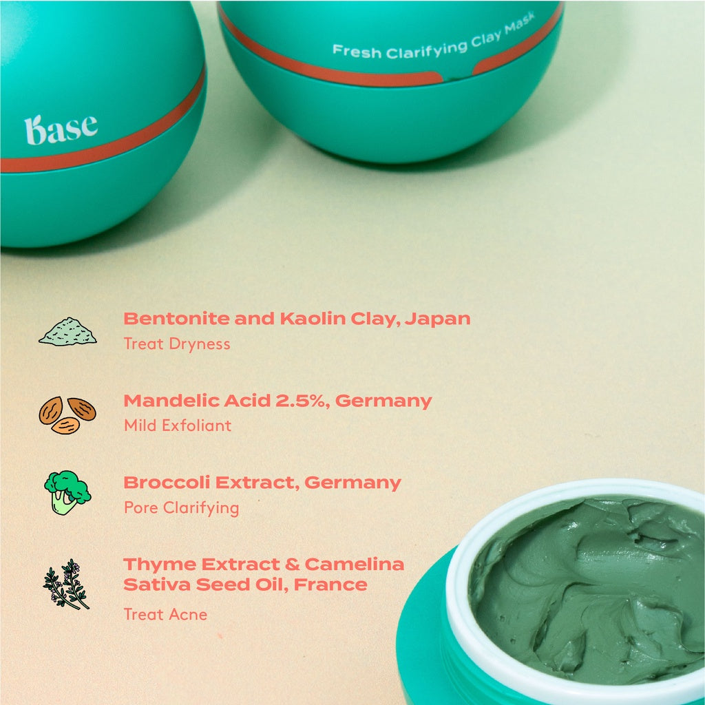 BASE Fresh Clarifying Clay Mask - 750 Poin GM