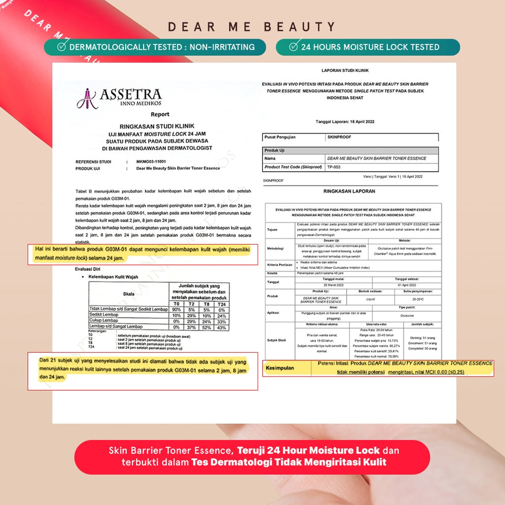 Dear Me Beauty Skin Barrier Toner Essence - Glow Mates Exclusive