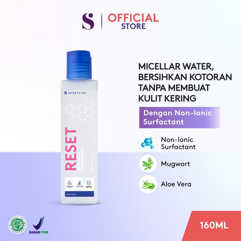 SOMETHINC Reset Gentle Micellar Cleansing Water - Glow Mates Exclusive