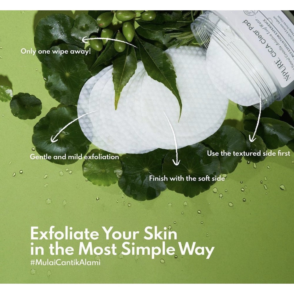 NPURE Acne Clear Pad Cica Sachet Glow Mates Exclusive -