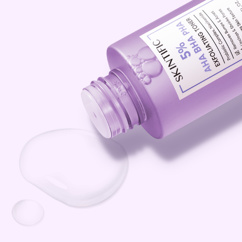 SKINTIFIC 5% AHA/BHA exfoliating toner