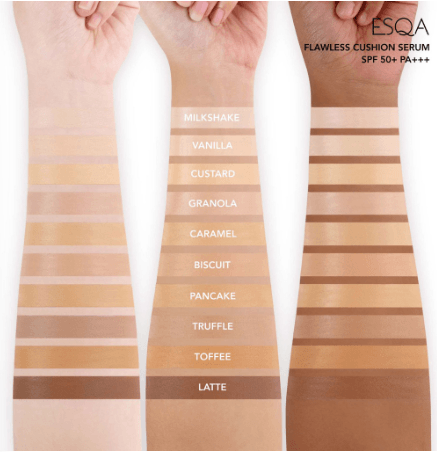 ESQA Flawless Cushion Serum SPF 50+ PA+++ - Glow Mates