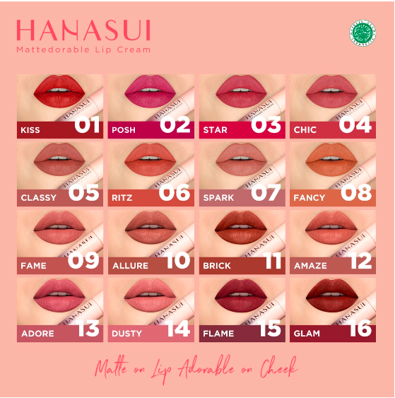 Hanasui Mattedorable Lipcream - Glow Mates Exclusive