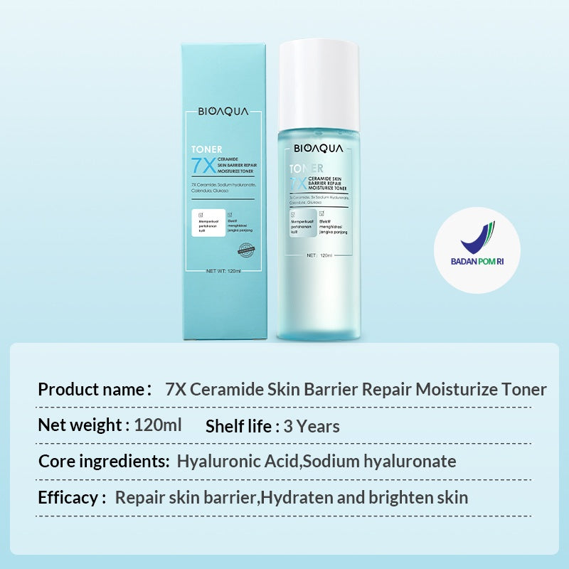 BIOAQUA 7X Ceramide Skin Barrier Repair Moisturizer Toner Glow Mates Exclusive -