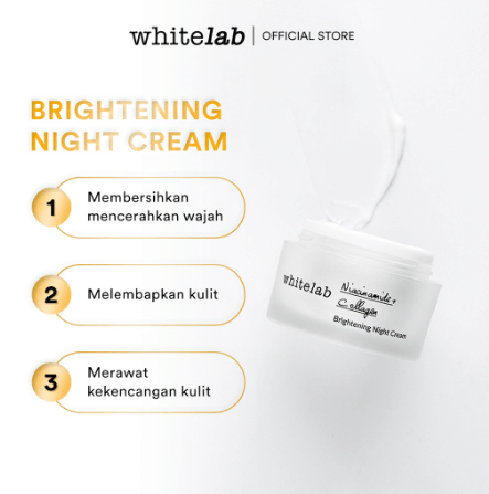 Whitelab Brightening Night Cream - Glow Mates