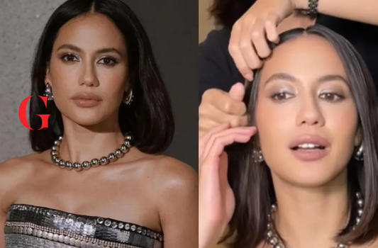 6 Gaya Pevita Pearce Tampil ala Cleopatra dengan Smokey Silver Makeup