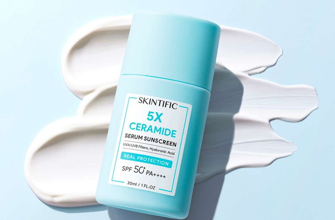 Review SKINTIFIC 5x Ceramide Serum Sunscreen – Glow Mates