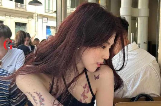 Potret Han So Hee Pakai Tato Tempel Gambar Kupu-Kupu: Keindahan dan Makna di Baliknya