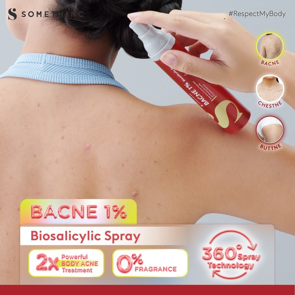 SOMETHINC Bacne 1% Biosalicylic Spray - Glow Mates Exclusive