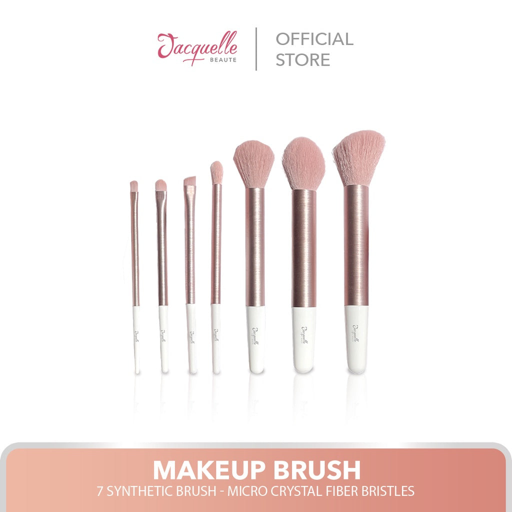 Jacquelle Rose Golden Brush Set (Travel Size) - Glow Mates Exclusive