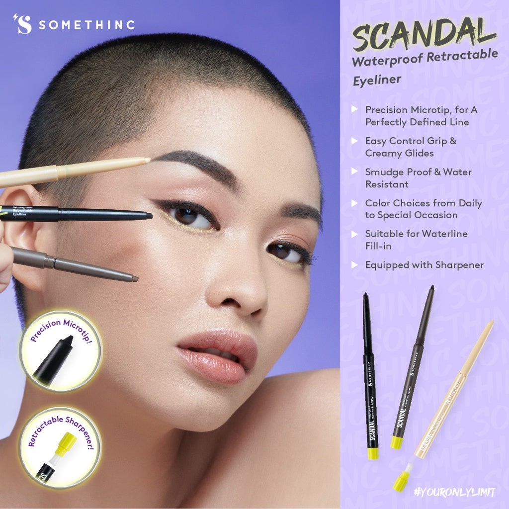 SOMETHINC SCANDAL Waterproof Retractable Eyeliner - Glow Mates Exclusive