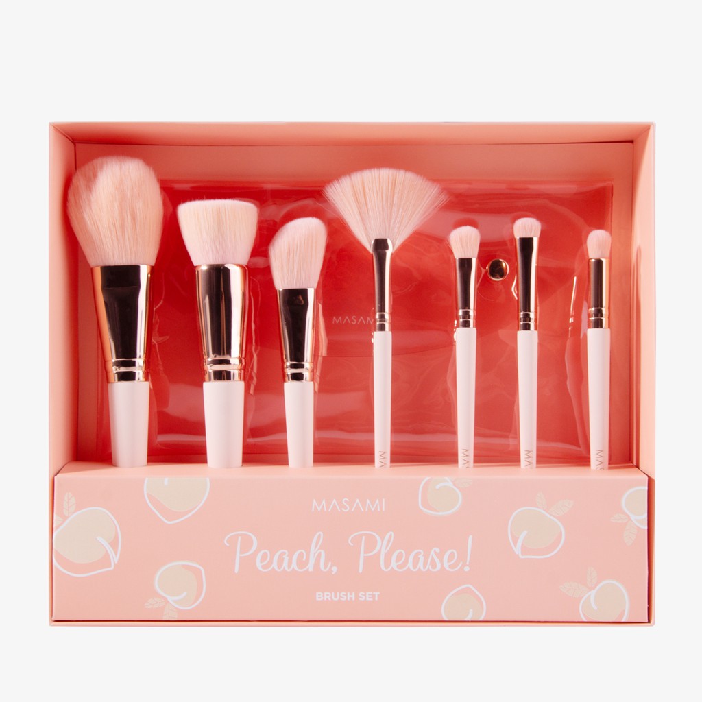 Masami Peach,Please! Brush Set (7 pcs) - Glow Mates Exclusive