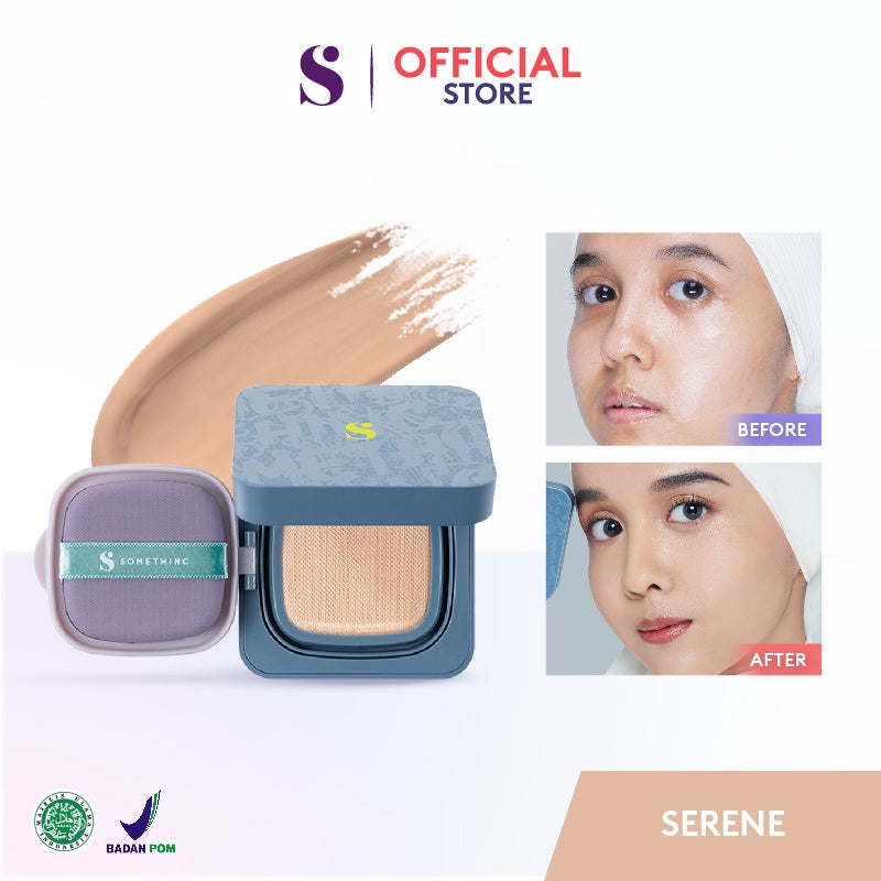 SOMETHINC HOOMAN Breathable UV Cushion Cover SPF 35 PA++++ - Cushion Matte Finish Tidak Menyumbat Pori-Pori