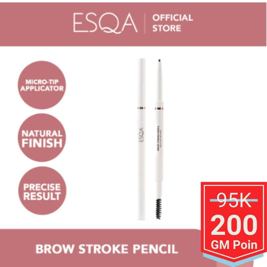 ESQA Brow Stroke Pencil - Medium Brown