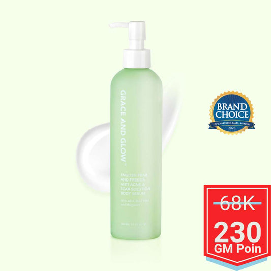 Grace and Glow English Pear and Freesia Anti Acne Hand and Body Lotion - Glow Mate Exclusive