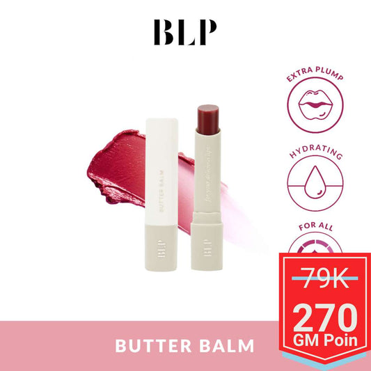 BLP - Butter Balm Cherry - 3gr - Lip Balm - Pelembap Bibir - Glow Mates Exclusive