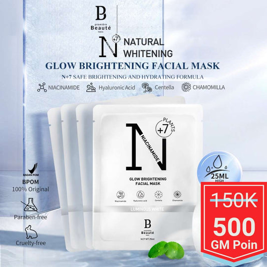 Premiere Beaute Whitening Essense Face Mask 25ml - Glow Mates Exclusive