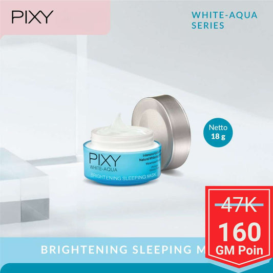 PIXY White Aqua Brightening Sleeping Mask - Glow Mates Exclusive