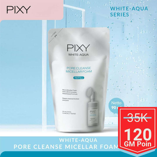 PIXY White Aqua Pore Cleanse Micellar Foam - Glow Mates Exclusive