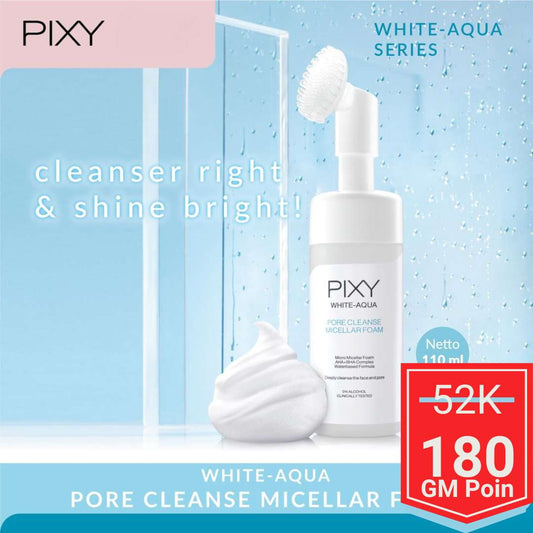 PIXY White Aqua Pore Cleanse Micellar Foam - Glow Mates Exclusive