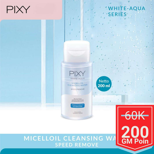 PIXY White Aqua Micelloil Cleansing Water Speed Remove - Glow Mates Exclusif