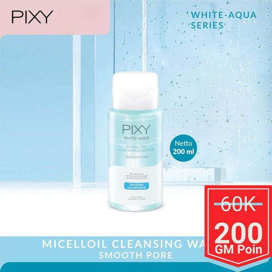 PIXY White Aqua Micelloil Cleansing Water Smooth Pore - Glow Mate Exclusive