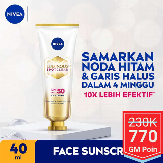 NIVEA Luminous 630 Spotclear Sun Protect - Glow Mates Exclusive