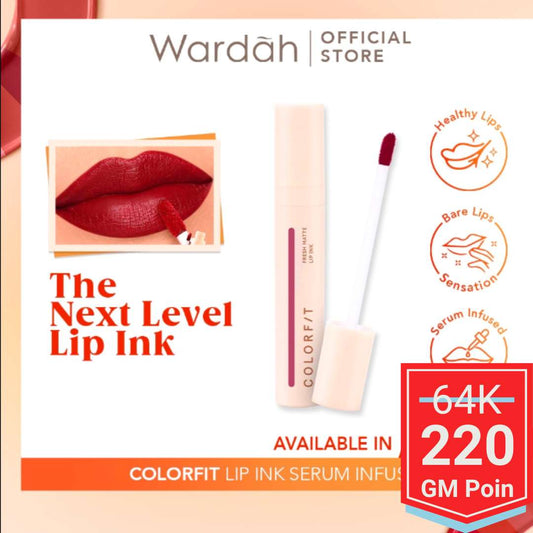 Wardah Colorfit Lip Ink Serum Infused - Glow Mates Exclusive