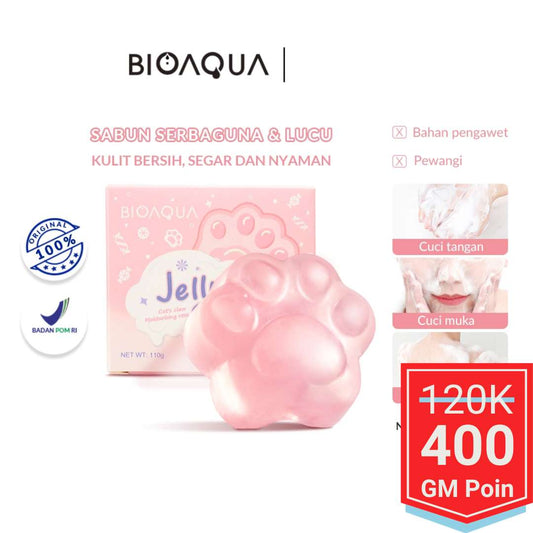 BIOAQUA Cat's Claw Moisturizing Rose Jelly Soap 110G - Glow Mates Exclusive