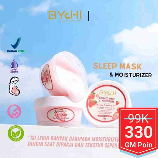 BYCHI squeeze sleep mask & moisturizer - Glow Mates Exclusive