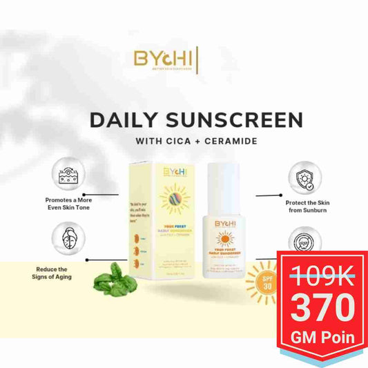 BYCHI YOUR DAILY SUNSCREEN CICA + CERAMIDE SPF 35 PA++ - Glow Mates Exclusive