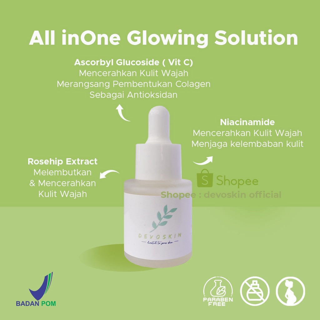 Devoskin Rosehip + Vitamin C Refine Glow Serum - Glow Mates Exclusive