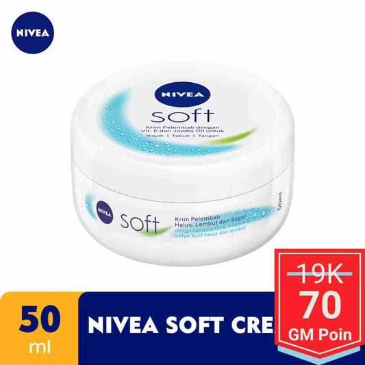 NIVEA Crème Soft Jar 50 ml - Glow Mates Exclusive