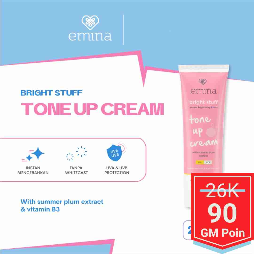 Emina Bright Stuff Tone Up Cream - Glow Mates Exclusive